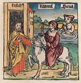 Eliseo en las Crónicas de Núremberg, 1493.