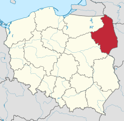 Location within Poland