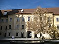 Abbey courtyard