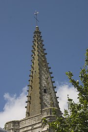 Le clocher de l'église.