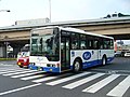 乗合車（新塗装水戸岡デザイン） 0507 岡山市南区青江にて（2006年5月）