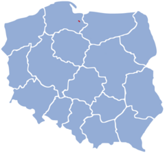 Mapa przebiegu linii kolejowej 735