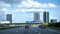 Developing skyline of Ørestad