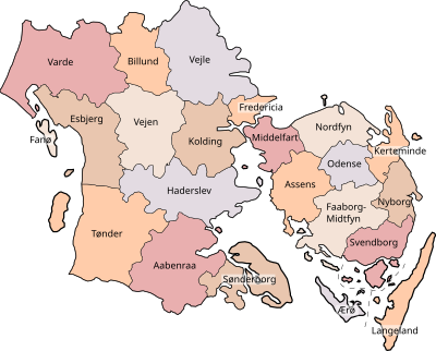 Kommunurnar í Región Suðurdanmark