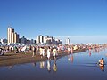 La plage de Necochea en janvier 2006