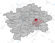 Praha-Štěrboholy na mapě