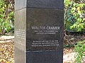 Mittelteil der Stele für Walter Cramer, 2011