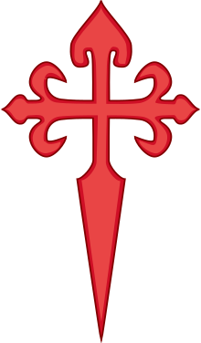 Cross of Saint James as used by the Order of Santiago