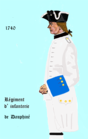 Régiment de Dauphiné 1740 bis 1749