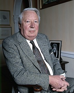 Edward Heath vuonna 1987.