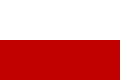 Bandera piloto, similar a la bandera de Polonia