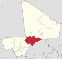 Розташування регіону на мапі Малі