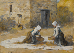 Vanneuses à Quimper, 1858-1862 Collection privée, Vente 2016[82].