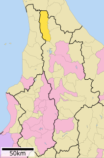 中川町位置図