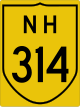 National Highway 314 shield}}