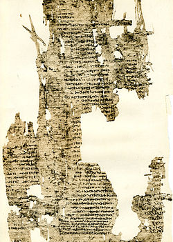 Papyrus z 2. nebo 3. století s Charitonovým románem