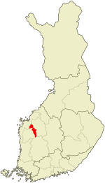 Location of Seinäjoki in Finland