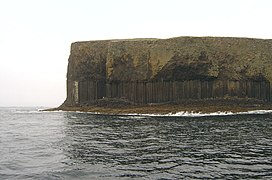 Basalt columns on Staffa