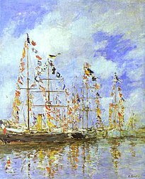 Bassin des Yachts à Deauville, 1895 Washington, National Gallery of Art