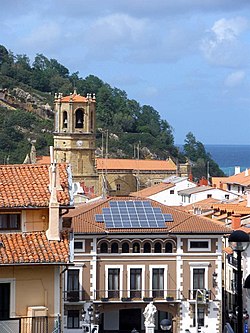 Skyline of Getaria