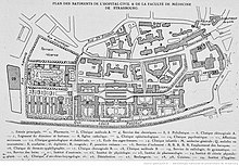 Hôpital de Strasbourg (plan 1921).jpg