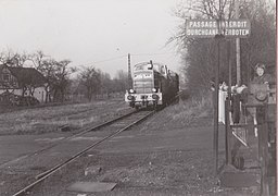 Train de marchandises revenant de Romanswiller.