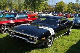 Plymouth GTX noire de 1971