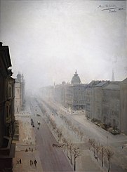 Unter den Linden Street in Berlin, 1890, National Museum in Warsaw