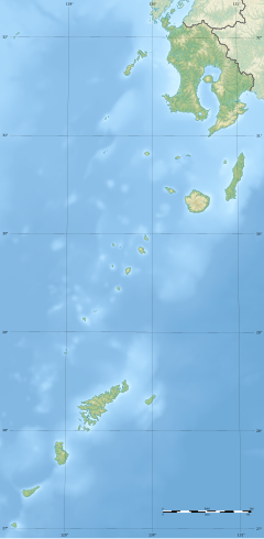 奄美大島の位置（鹿児島県内）