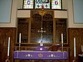 The Triptych given by King George III containing the creed, the Ten Commandments, and the 'Our Father' in the Mohawk Language.