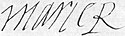 Mary Stuart's signature