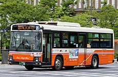 東武バスイースト所属の大型路線車