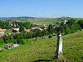 Alsókálosa látképe a temetődombról