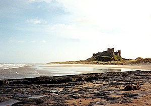 La kastelo de Bamburgh