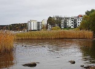 Bostadsområde vid Bolinder strand.