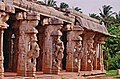 Yali pillars with Hippogryphs at Hampi