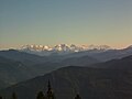 Blick von der Kampenwand in das Hochgebirge