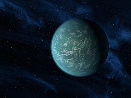 Opvatting van artiesten over Kepler-22b