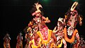 Image 86Papuan tribal war dance from Yapen, Papua. The easternmost provinces of Papua and West Papua are still affected by small scale regional conflict caused by separatist rebellion. Caution required for travelers into these provinces. (from Tourism in Indonesia)