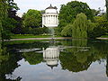 Château d'eau dans le jardin Warsaw, Varsovie