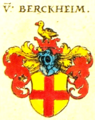 Wappen derer von Berckheim (mit goldener Ente)