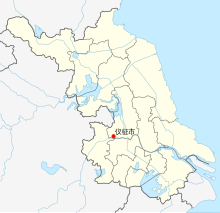 China Jiangsu Yizheng Location Map.svg