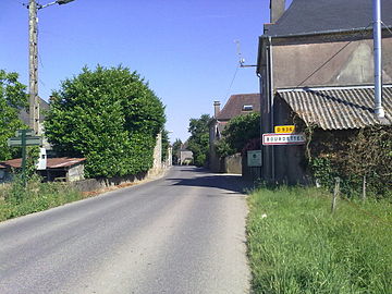 Entrée dans Bourdettes.