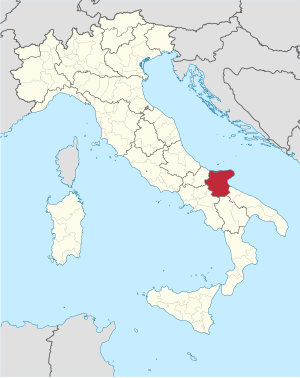 Cherta de la provinzia de Foggia