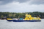 M/S Falkö utanför Framnäs simstrand.