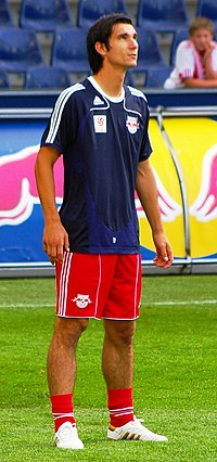 Pokrivač met Red Bull Salzburg.