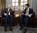 Jerzy Buzek với Thủ tướng Hà Lan Mark Rutte