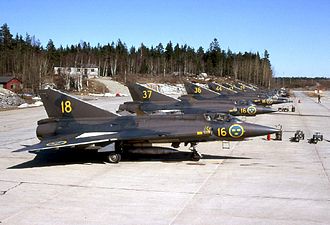 J 35 Draken (1962–1973).