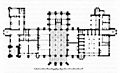 Crossland's plan of Rochdale Town Hall, published in The Builder in 1866