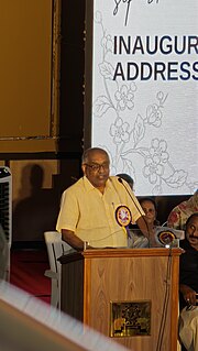 Alexander Jacob during an inaugural function